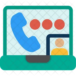 Online Call  Icon