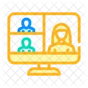 Online Call  Icon