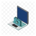 Camera On Laptop Icon