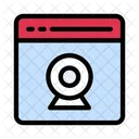 Webcam Browser Internet Icon