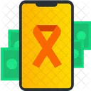 Online Cancer Charity  Icon