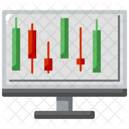 Online Candlesticks  Icon