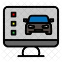 Computer Car Service Icon