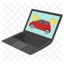 Online Car Shopping Car Shopping Online Shopping Icon