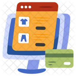 Online Card Payment  Icon