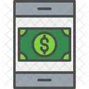 Online Cash Cash Mobile Cash Icon