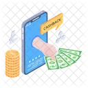 Online Cash  Icon