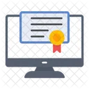 Online Certificate  Icon