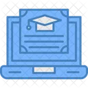 Online Certificate Online Certificate Icon