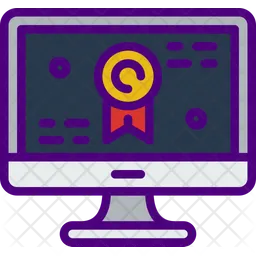 Online Certificate  Icon