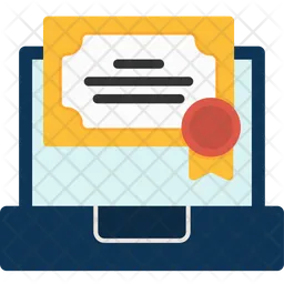 Online certificate  Icon