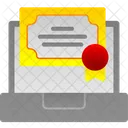 Online certificate  Icon