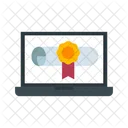 Online Certificate Education Certificate Icon