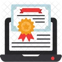 Online Certificate  Icon