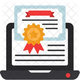 Online Certificate  Icon