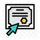 Online Certificate  Icon