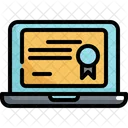 Online Certification  Icon