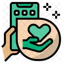 Online Charity  Icon