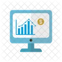 Computer Finance Business Icon
