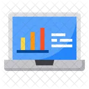 Labtop Chart Icon