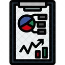 Online Chart Online Graph Tablet Chart Icon