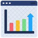 Online Chart Data Report Data Analysis Icon