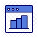 Online Chart Bar Data Icon