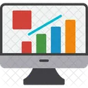 Online Chart Analysis Analysis Growth Icon