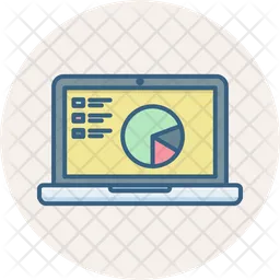 Online Chart Report  Icon