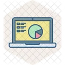 Online Chart Report Business Chart Icon