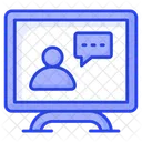 Online Chat Discussion Icon