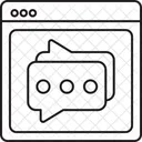 Online Chat  Symbol