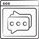 Online Chat Chat Communication Icon