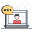 Online Chat Web Chat Video Chat Icon