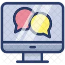 Online Chat Communication Conversation Icon