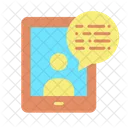 Ii Pad Online Chat Online Communication Icon