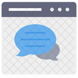 Online Chat  Icon