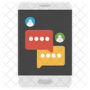 Online Chat Internet Messaging Mobile Messaging Icon