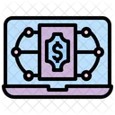 Online Money Transfer  Icon