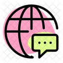 Worldwide Chat Icon