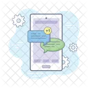 Online Chat Mobile Message Mobile Chat Icon