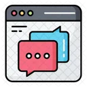 Online Chat  Icon