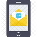 Online Chat Mobile With Envelope Email Icon