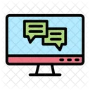 Online Chat Online New Message Icon