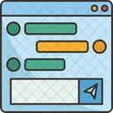 Online Chat  Icon
