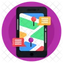Chat Encryption Online Chat Location Mobile Messages Icon