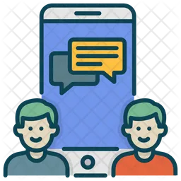 Online Chat Room  Icon