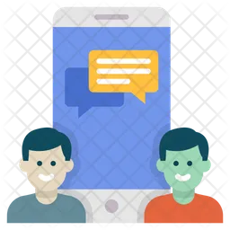 Online Chat Room  Icon