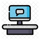 Online-Chat  Symbol