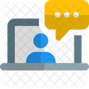 Online-Chat  Symbol